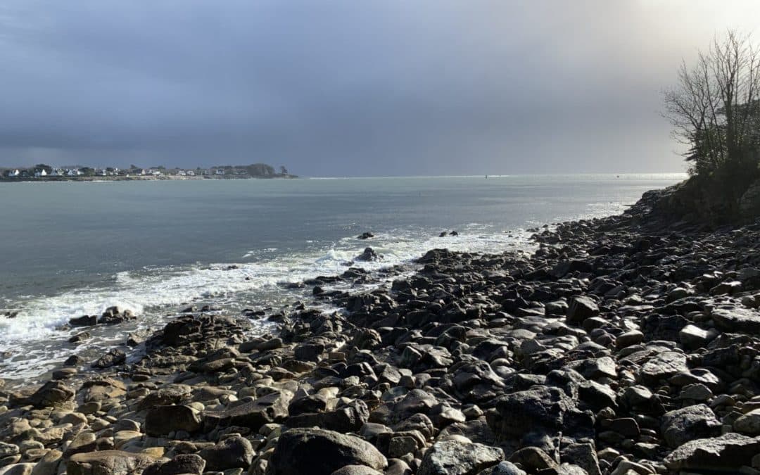 Couleurs océan tempête en Bretagne